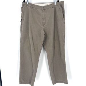 Columbia Men's Cargo Pants Work Hiking Outdoor Pockets Casual Khaki Size 42Wx32L